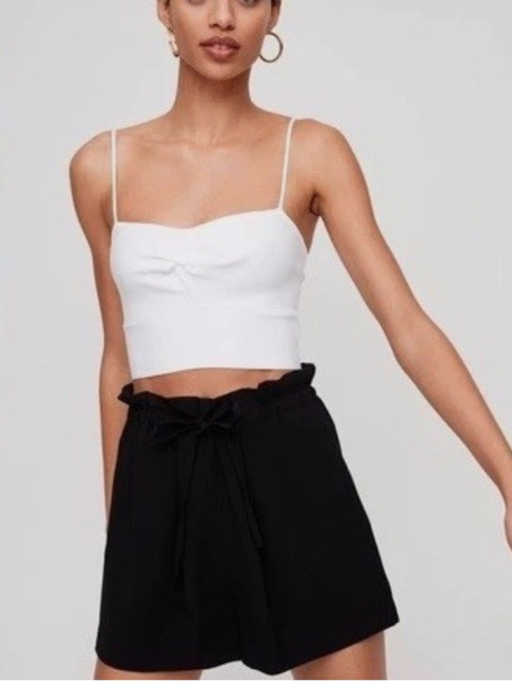 BABATON | Black High Waist Salim Shorts Sz M